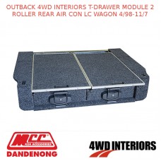 OUTBACK 4WD INTERIORS T-DRAWER MODULE 2 ROLLER REAR AIR CON LC WAGON 4/98-11/7